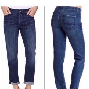 7 For All Mankind Josephine button fly jeans. Size 30.